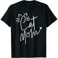 thumbnail image 1 of Best Cat Mom Mother Women Kitty - Cat Mom T-Shirt, 1 of 3