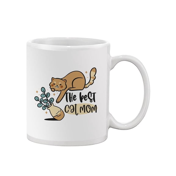 Best Cat Mom Mug - Smartprints Designs,