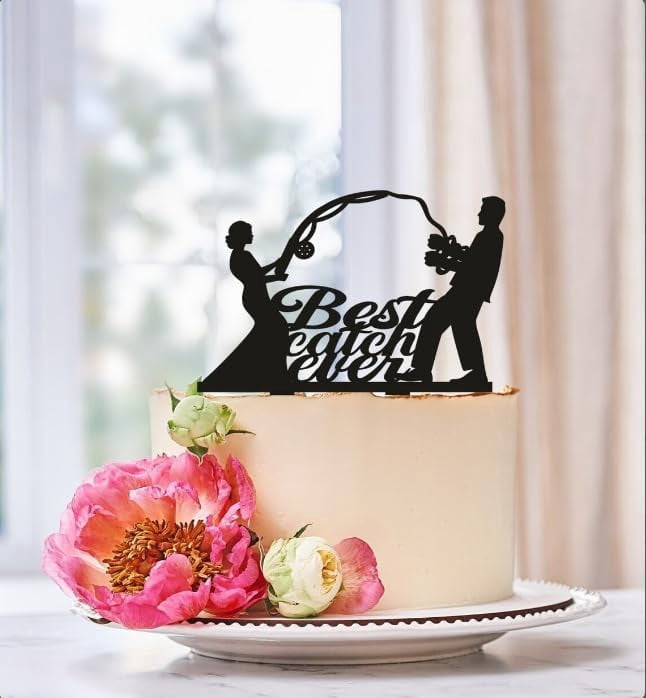 Funny Bride & Groom Cake Topper - Silver Glitter Mr & Mrs Sign For Wedding, Bridal Shower, Engagement - View #11