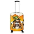 thumbnail image 1 of Best Cavalier King Charles Spaniel Dad Proud Beer Lover Happy Oktoberfest Travel Luggage Cover Dog Lover Gifts Suitcase Dust Protective Decor - 02016, 1 of 5