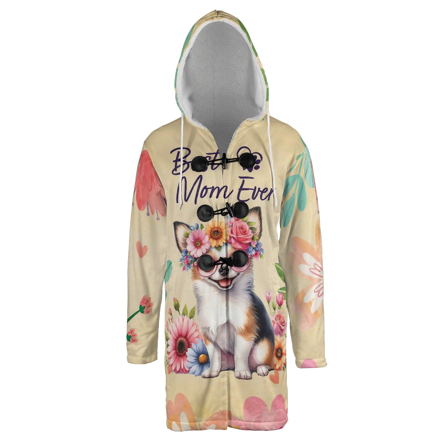 Best Chihuahua Mom Ever Happy Mother's Day All Over Print 3D Hooded ...