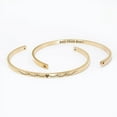 thumbnail image 1 of "Best Child Ever" Adjustable Rose Gold Stainless Steel Cuff Bangle Mother's Day Gift Set, 1 of 10