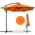 thumbnail image 1 of Best Choice Products 10ft Offset Hanging Outdoor Market Patio Umbrella w/ Easy Tilt Adjustment - Orange, 1 of 7