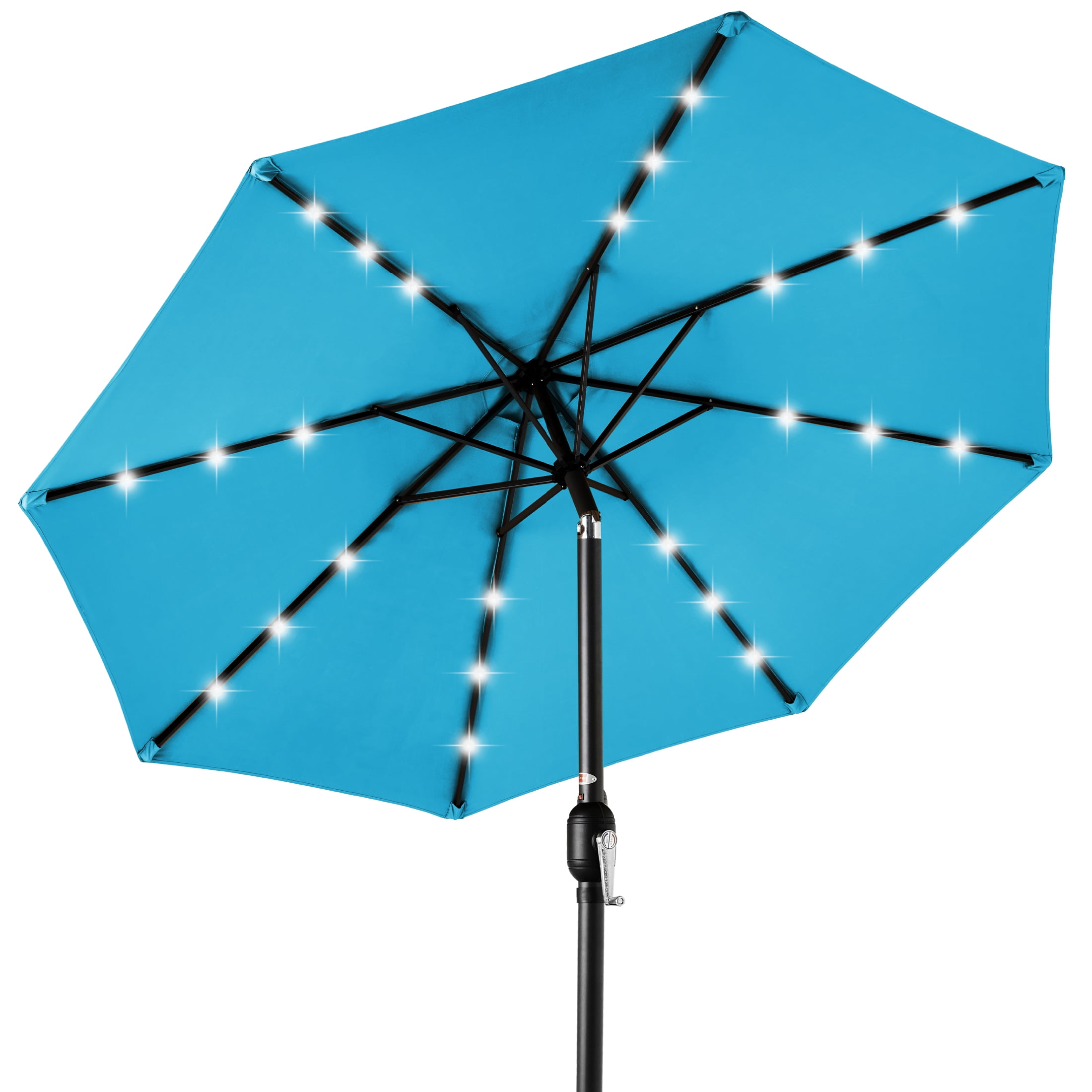 Best Choice Products 10ft Solar LED Lighted Patio Umbrella w/ Tilt