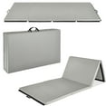 thumbnail image 1 of Best Choice Products 10ftx4ftx2in Folding Gym Mat 4-Panel Gymnastics Workout Floor Mats w/ Handles  Gray, 1 of 10