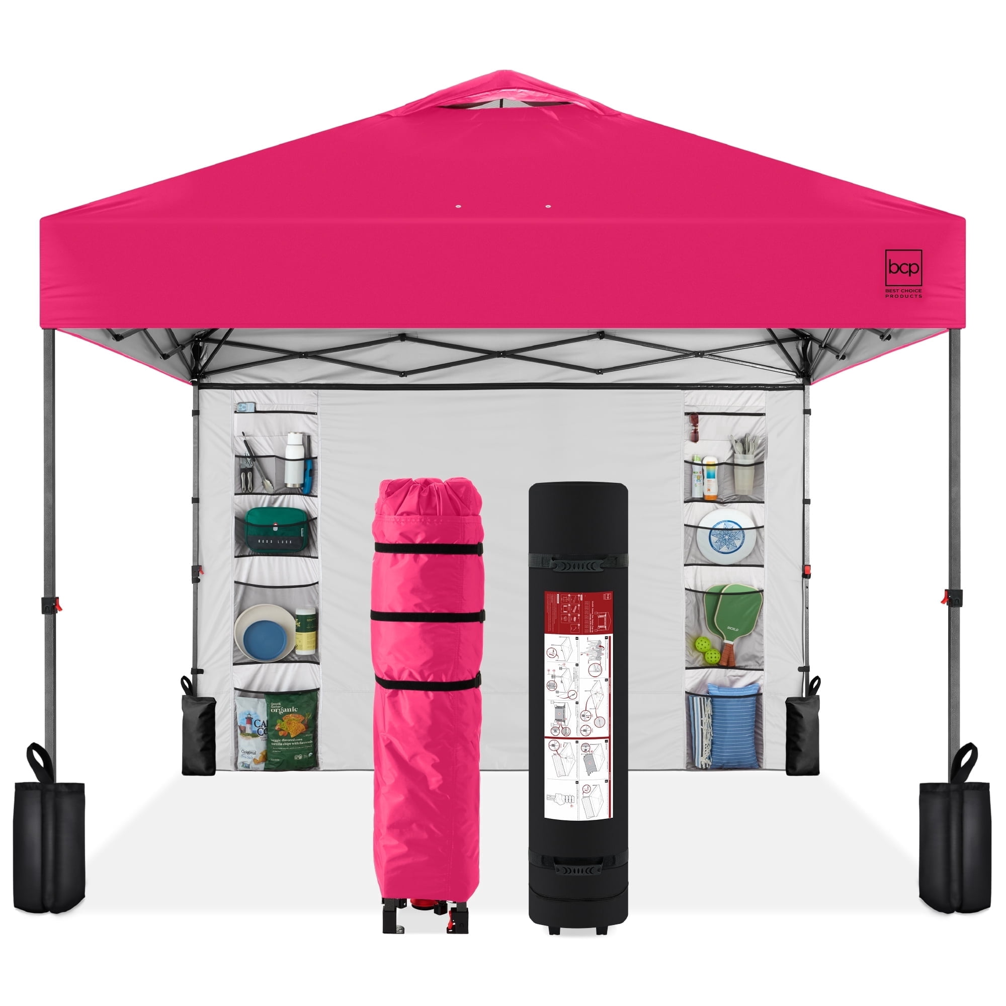 Best Choice Products 10'x10' Easy Setup Pop Up Canopy, Portable