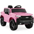 thumbnail image 1 of Best Choice Products 12V 2.5 MPH Licensed Chevrolet Silverado Ride On Truck Car Toy w/ Parent Remote Control - Pink, 1 of 8