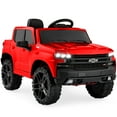 thumbnail image 1 of Best Choice Products 12V 2.5 MPH Licensed Chevrolet Silverado Ride On Truck Car Toy w/ Parent Remote Control - Red, 1 of 8