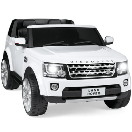 Best Choice Products 12V 3.7 MPH 2-Seater Licensed Land Rover Ride On Car Toy w/ Parent Remote Control - White