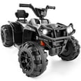 thumbnail image 1 of Best Choice Products 12V Kids Ride-On ATV Quad w/ Bluetooth, 2.4mph Max, Treaded Tires, LED Lights, Radio - Black, 1 of 8