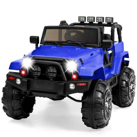 Best Choice Products Jumbo 12V Kids Electric Ride On Car with Parent Remote, Seat Harness, 65 lb Capacity - Blue