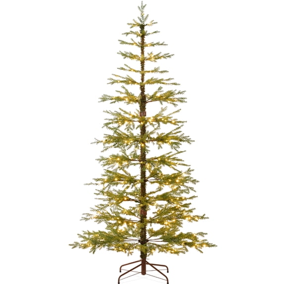 Best Choice Products 12ft Pre-Lit Sparse Christmas Tree w/ 900 2-in-1 LED Lights, Cordless Connection, Metal Stand