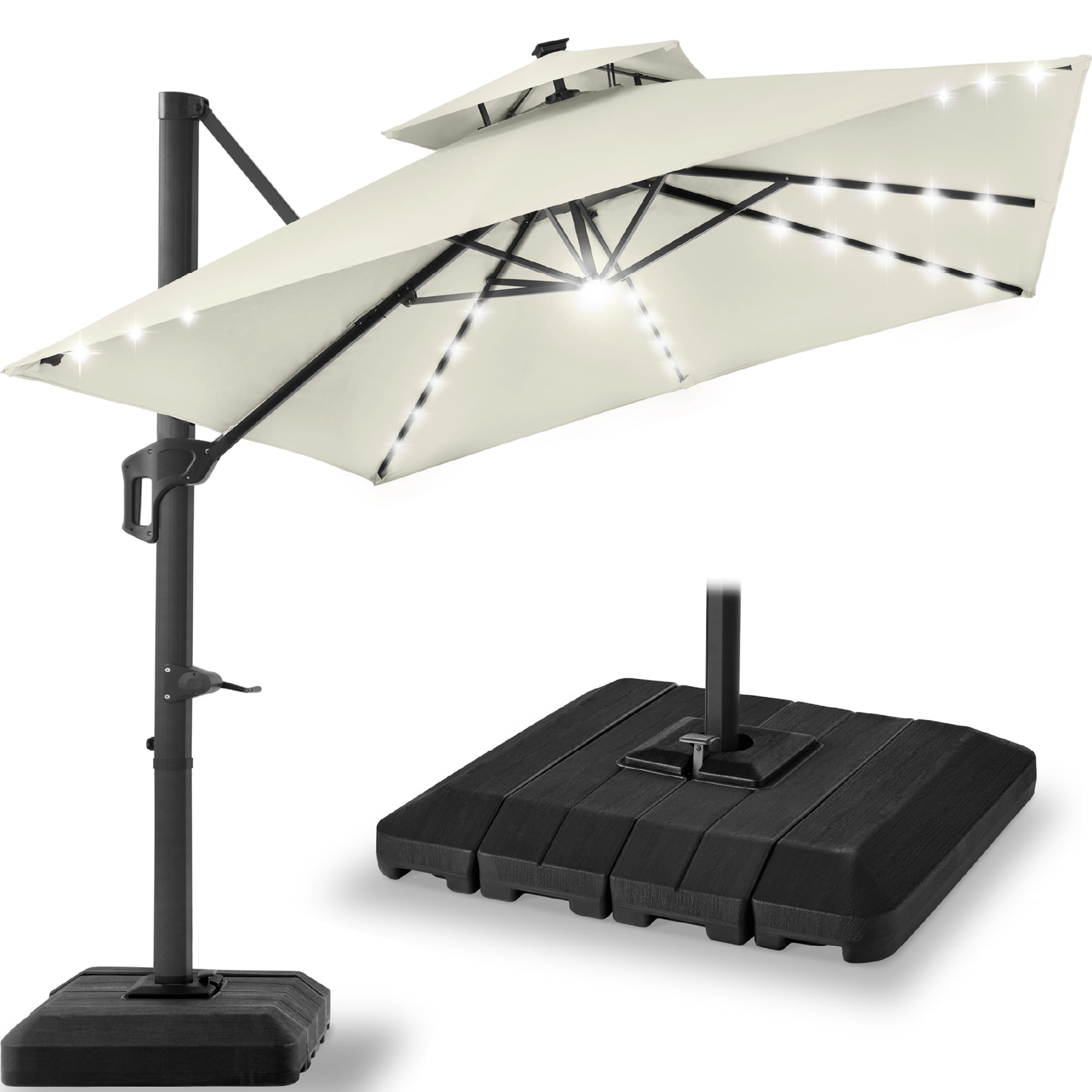 Best Choice Products Cantilever Umbrella - Thumbnail 2