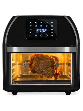 Best Choice Products 16.9qt 1800W 10-in-1 Family Size Air Fryer Countertop Oven, Rotisserie, Dehydrator - Black