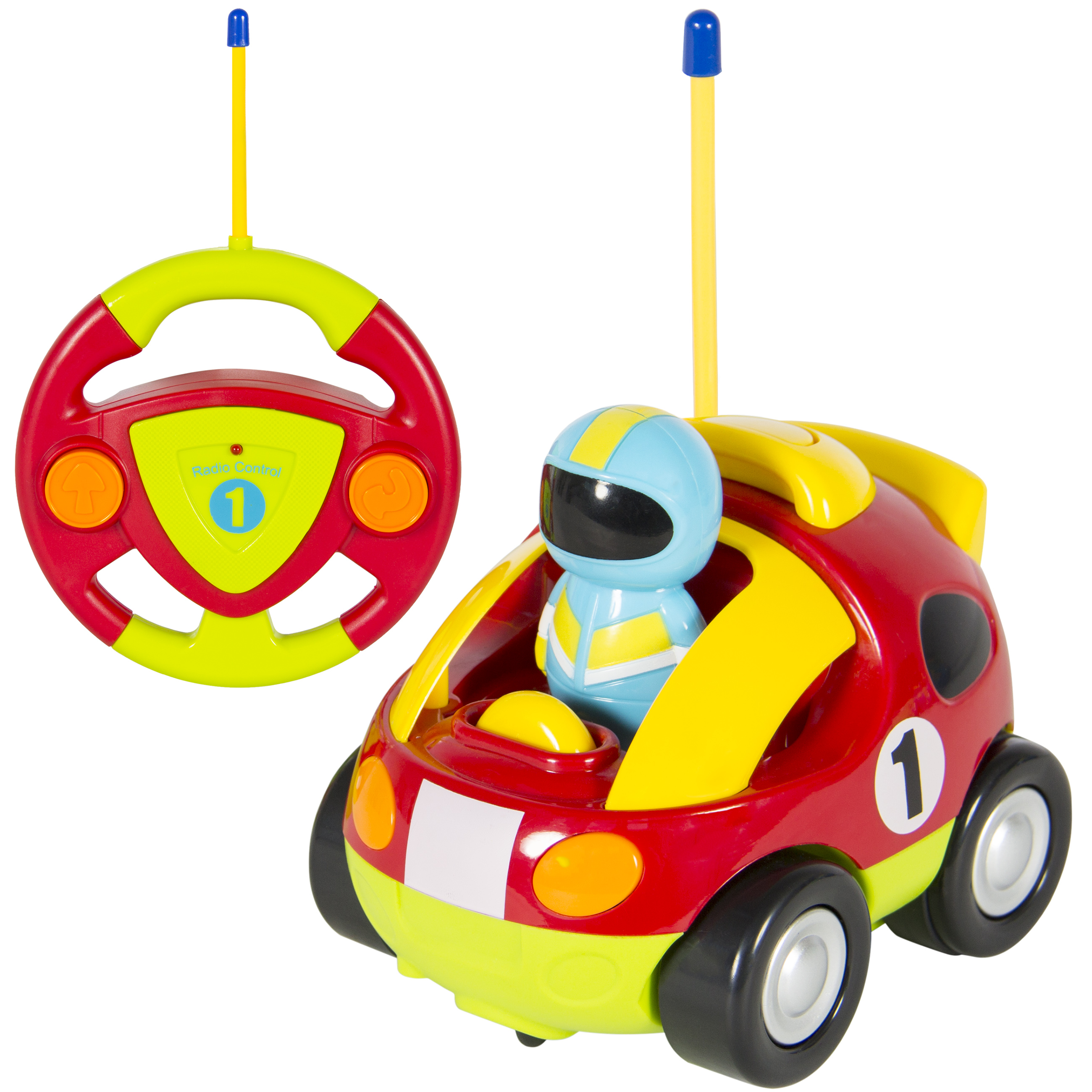 Best Choice Products 2 Channel Kids Beginner Remote Control Cartoon Racing Car Perfect Gift - image 1 of 5