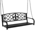 Best Choice Products 2Person Metal Outdoor Porch Swing, Hanging Patio