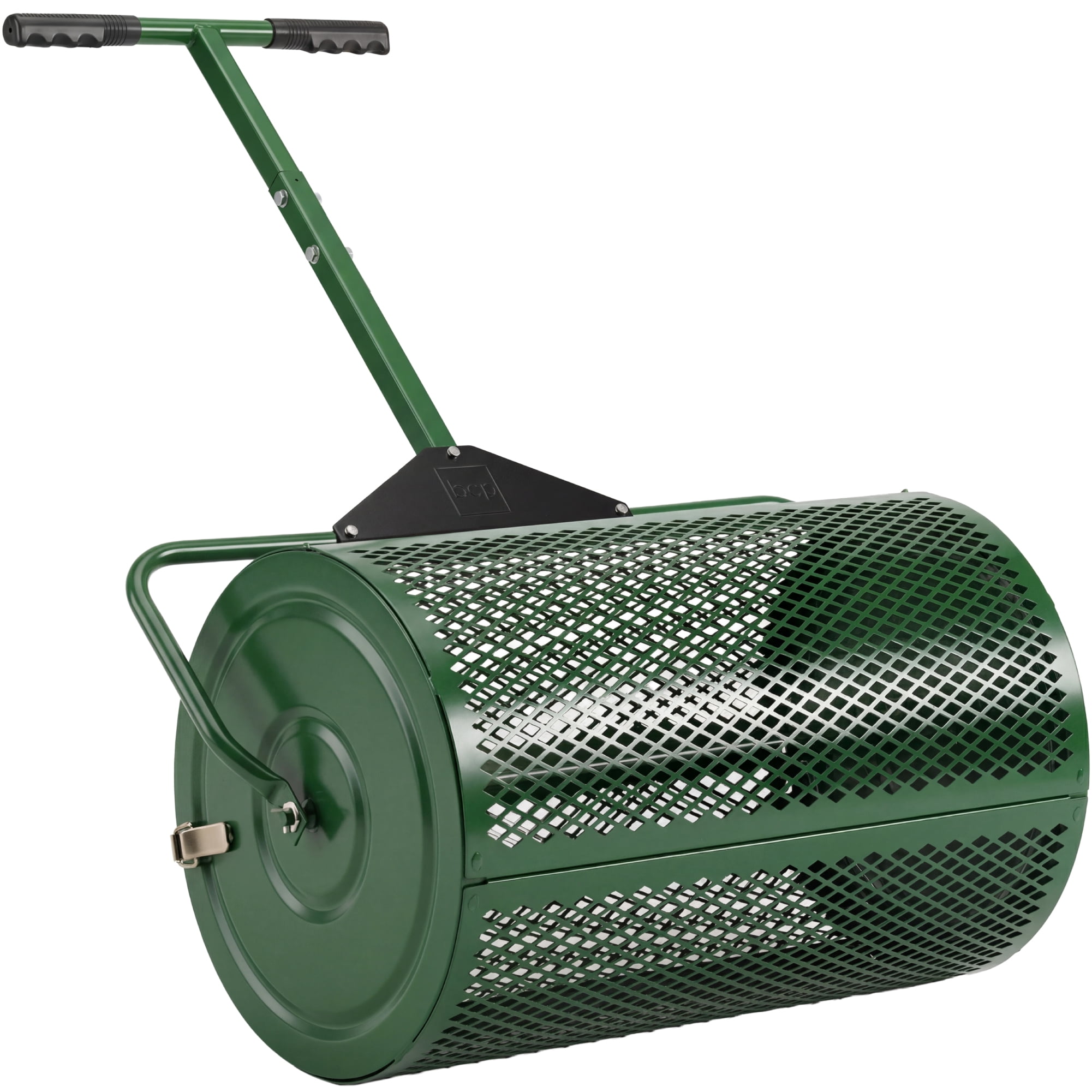 Best Choice Products 24" Compost Spreader, Steel Lawn & Peat Moss Topdresser, Adjustable T-Shaped Handle