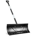 thumbnail image 1 of Best Choice Products 24" Snow Pusher, Heavy Duty Snow Shovel - Black, 1 of 7