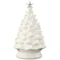 thumbnail image 1 of Best Choice Products 24in X-Large Pre-Lit Ceramic Christmas Tree Decor w/ 74 Warm White Bulbs, LED Light - White, 1 of 8