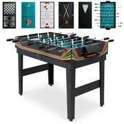 Best Choice Products 2x4ft 10-in-1 Combo Game Table Set w/ Hockey, Foosball, Pool, Shuffleboard, Ping Pong - Arcade