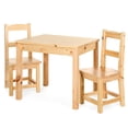 thumbnail image 1 of Best Choice Products 3-Piece Kids Multipurpose Wooden Activity Table Furniture Set for Bedroom, Play Room w/ 2 Chairs, 1 of 8