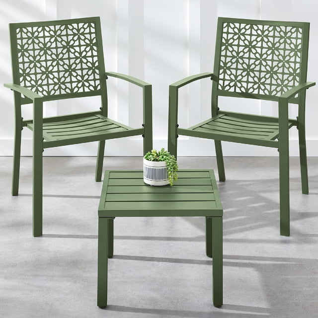 Beautiful view of Green Patio Furniture Sets