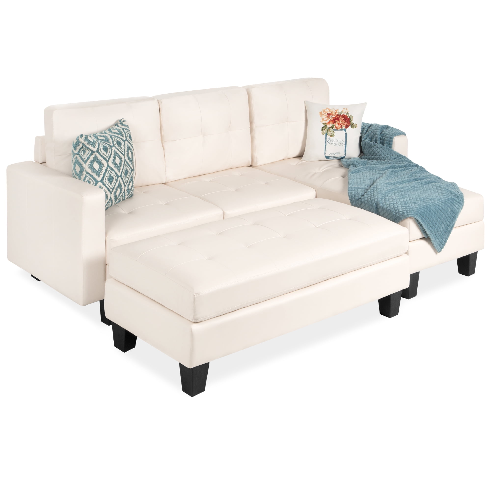 Chaise Lounge Ottoman Bench