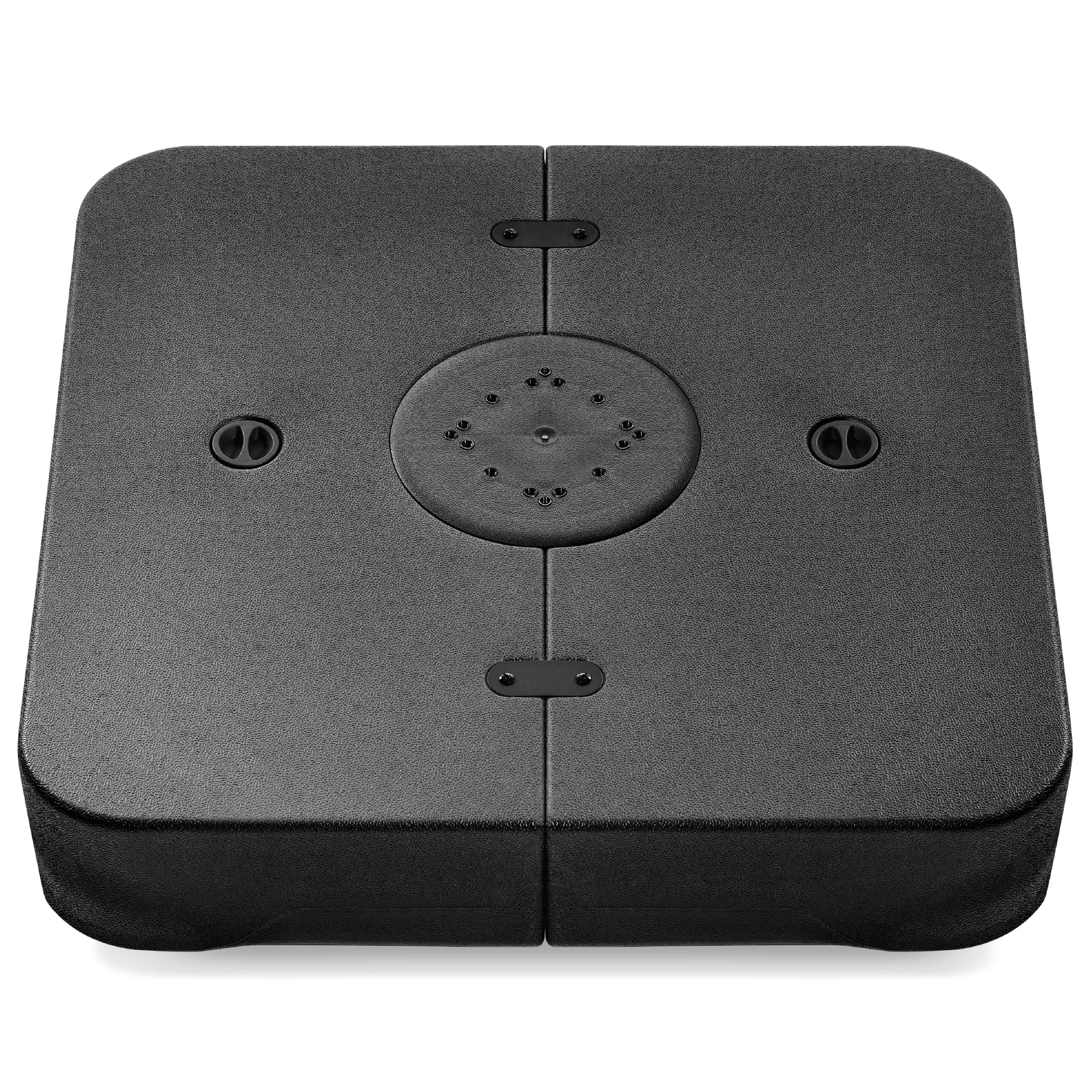Best Choice Products 330lb Capacity Fillable Heavy-Duty Outdoor Cantilever Umbrella Base w/ Easy-Fill Spouts - Black