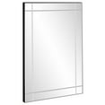 thumbnail image 1 of Best Choice Products 36x24in Rectangular Bedroom Bathroom Entryway Decorative Frameless Wall Mirror, 1 of 8