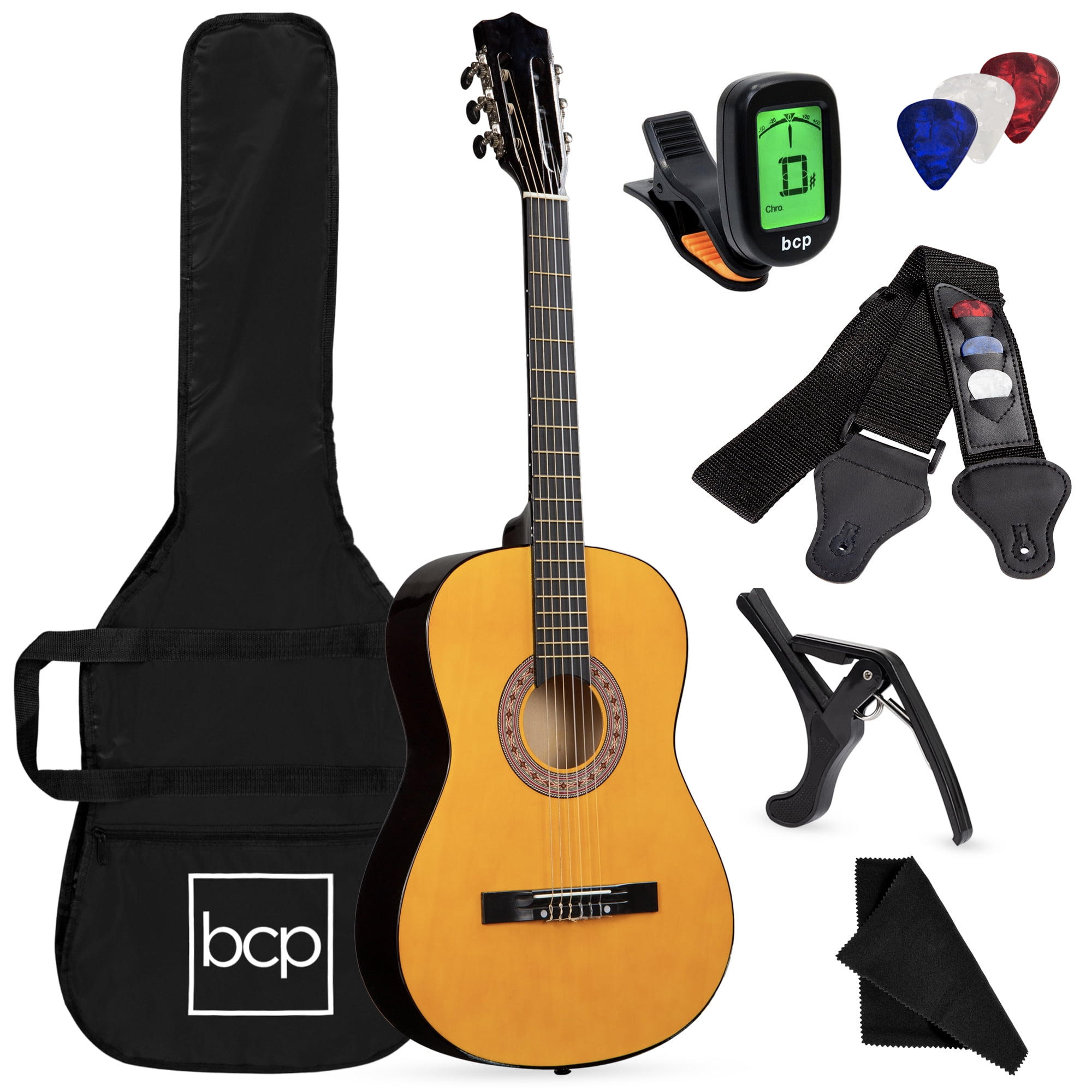 Donner Black Acoustic Guitar for Beginners, Adult, Teens, Starter Kits -  Full Size 41'' Steel-String Acustica Guitarra Bundle Set with Free Online  Lesson, Gig Bag, Strap, Tuner, Cutaway, DAG-1CB - Yahoo Shopping