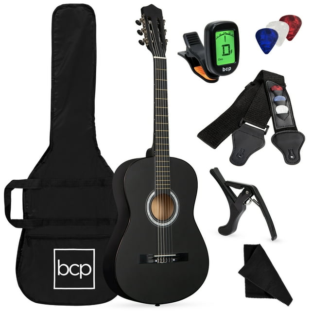 Best Choice Products 38in Acoustic Guitar Beginner Kit for Adults