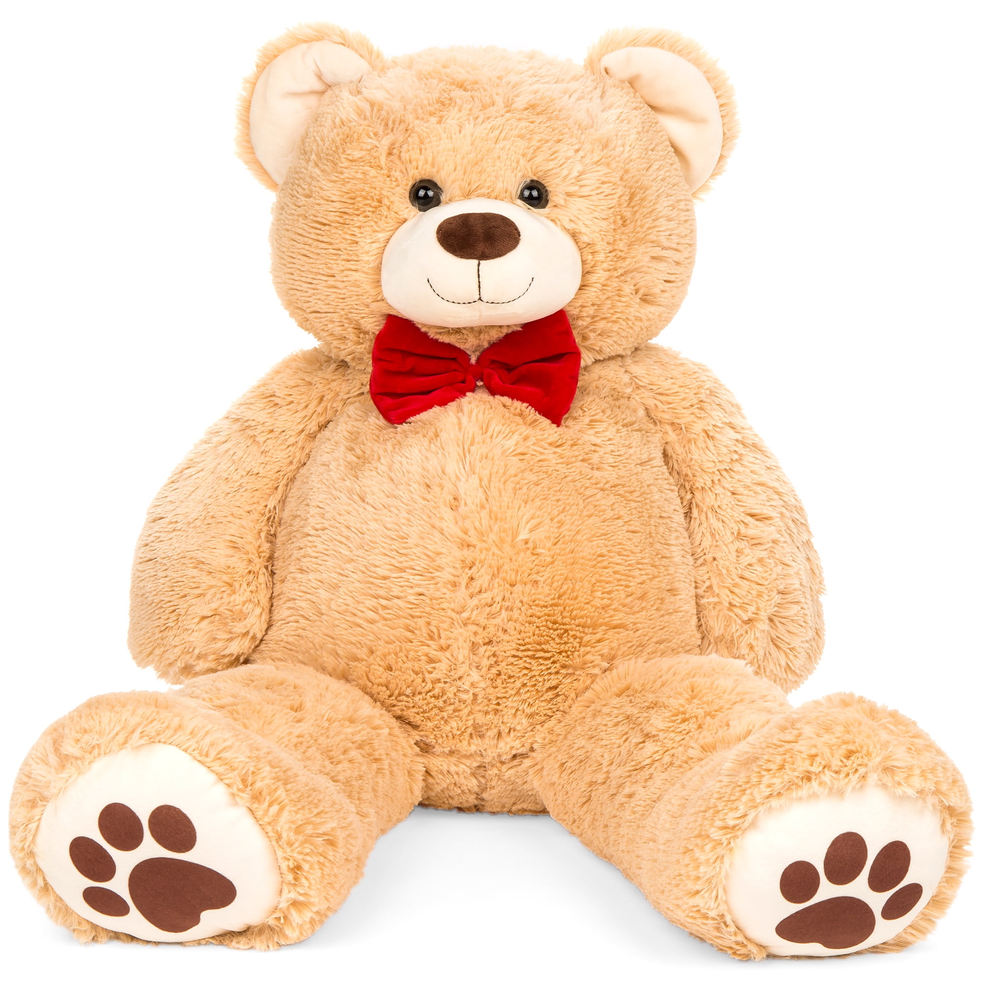 BRUBAKER Teddy Plush Bear With Red Heart - I Love You - 9.84 Inches -  Cuddly Toy - Stuffed Animal - Brown