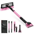 thumbnail image 1 of Best Choice Products 39" Extendable Snow Brush with Squeegee & Ice Scraper, Auto Snow Brush, Auto Ice Scraper  - Pink, 1 of 9