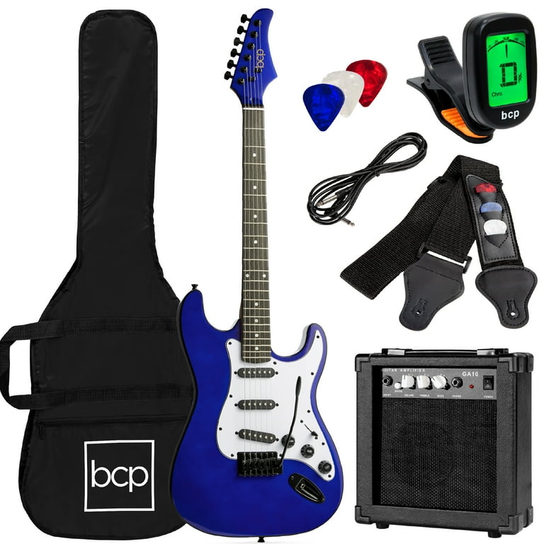 Best Choice Products 39in Full Size Beginner Electric Guitar Kit