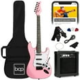 thumbnail image 1 of Best Choice Products 39in Full Size Beginner Electric Guitar Kit with Case, Strap, Amp, Whammy Bar - Pink, 1 of 6