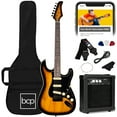 thumbnail image 1 of Best Choice Products 39in Full Size Beginner Electric Guitar Kit with Case, Strap, Amp, Whammy Bar - Sunburst, 1 of 8