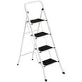 thumbnail image 1 of Best Choice Products 4-Step Portable Folding Steel Ladder w/ Hand Rail, Wide Platform Steps, 330lbs Capacity, 1 of 6