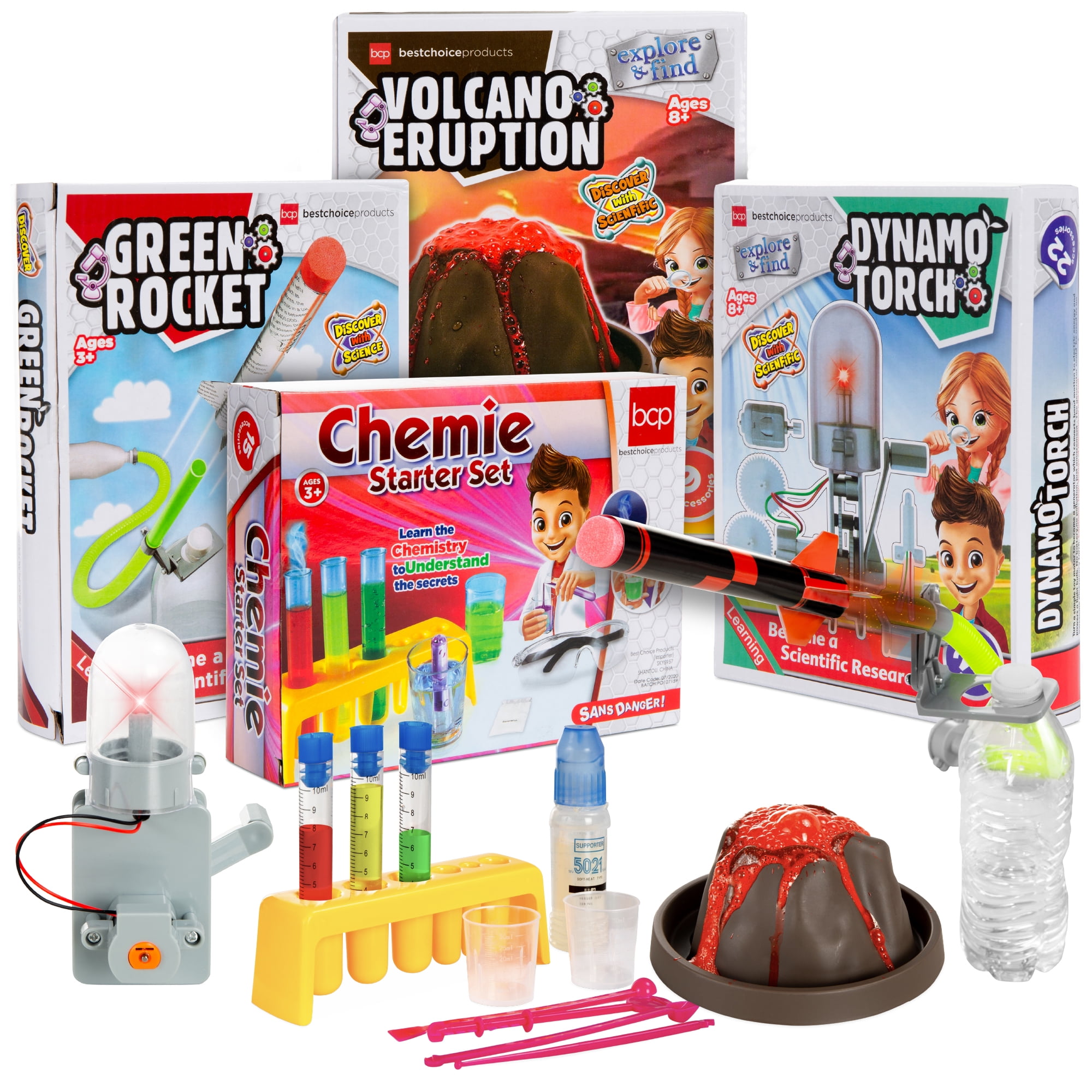 Best Choice Products 4-in-1 Kid Experiments Kit, Science