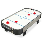 Best Choice Products 40in Air Hockey Arcade Table w/ 100V Motor, Electric Fan, 2 Strikers, 2 Pucks - Gray