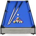 thumbnail image 1 of Best Choice Products 40in Tabletop Billiard Table, Pool Game Table w/ 2 Cue Sticks, Ball Set, Storage Bag - Gray, 1 of 8