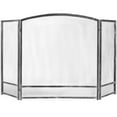 thumbnail image 1 of Best Choice Products 47.5x27.25in 3-Panel Steel Mesh Fireplace Screen, Spark Guard w/ Rustic Worn Finish - Pewter, 1 of 8