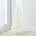 thumbnail image 1 of Best Choice Products 4ft Pre-lit Colored Christmas Tree, Artificial Tree Holiday Decor w/ LED Lights -White Tinsel, 1 of 8