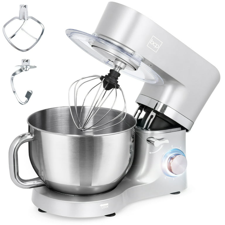 Best Choice Products 6.3qt 660W 6-Speed Tilt-Head Stainless Steel