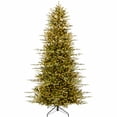 Best Choice Products 6.5ft Pre-Lit Artificial Aspen Slim Christmas Tree ...