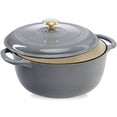 thumbnail image 1 of Best Choice Products 6 Quart Enamel Cast-Iron Dutch Oven, Heavy-Duty Cookware w/ Dual Handles, Lid - Graphite Gray, 1 of 8