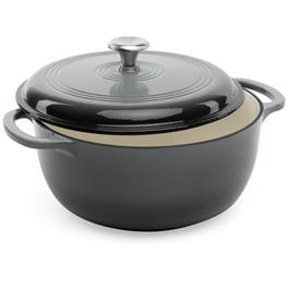 Tramontina Covered Tall Round Dutch Oven Enameled Cast Iron 7 Qt (Peacock  Blue) - 80131/350DS