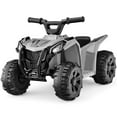thumbnail image 1 of Best Choice Products 6V Kids Ride-On 4-Wheeler Quad ATV Car w/ 1.8mph Max Speed, Treaded Tires - Gray, 1 of 7