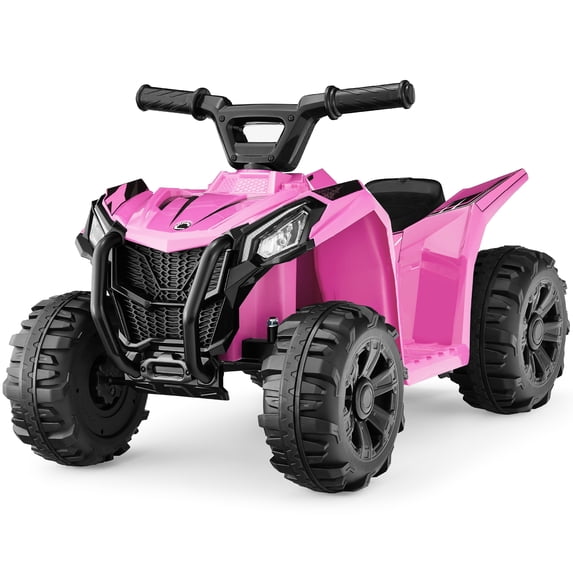 Best Choice Products 6V Kids Ride-On 4-Wheeler Quad ATV Car w/ 1.8mph Max Speed, Treaded Tires - Pink
