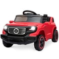 thumbnail image 1 of Best Choice Products 6V Kids Ride On Car Truck w/ Parent Control, 3 Speeds, LED Headlights, MP3 Player, Horn - Red, 1 of 7