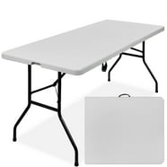 Best Choice Products Multipurpose Folding Table w/ Wheels, 3 Storage ...